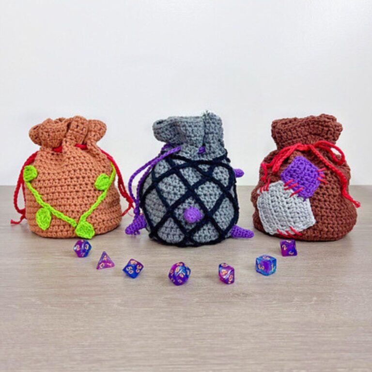 5 Crochet Dice Bag Patterns