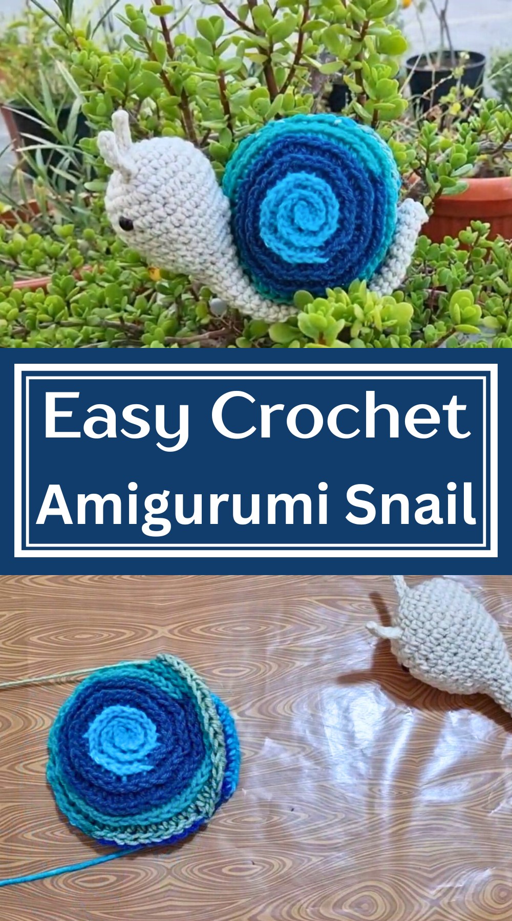 Easy Amigurumi Snail