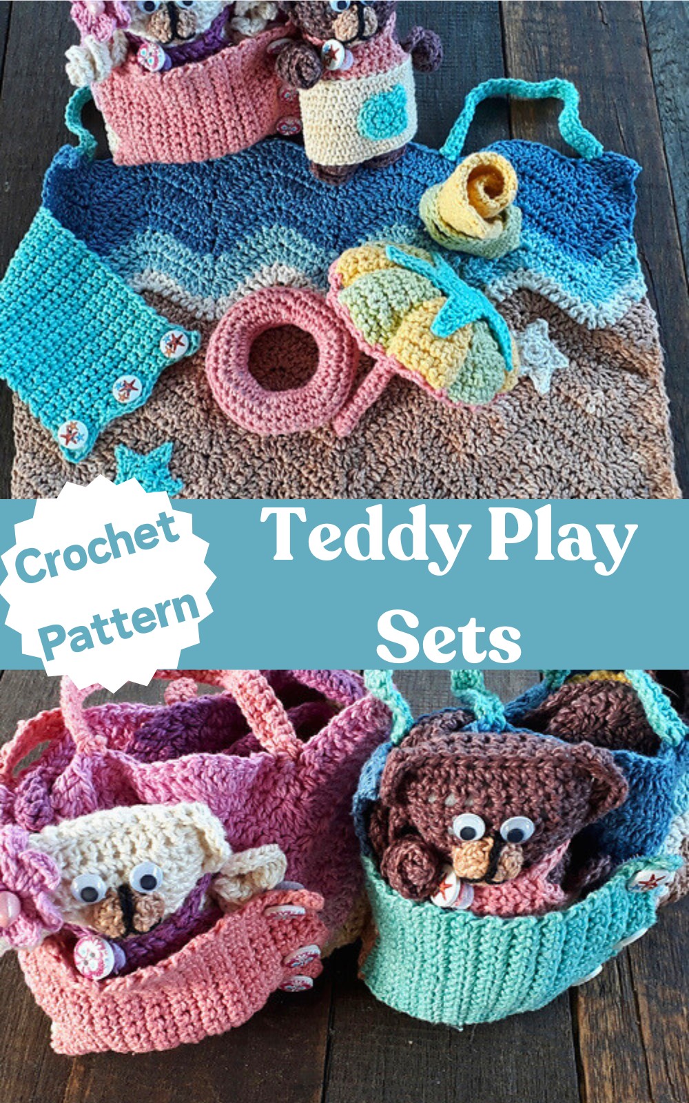 Fold Up Teddy Play Sets