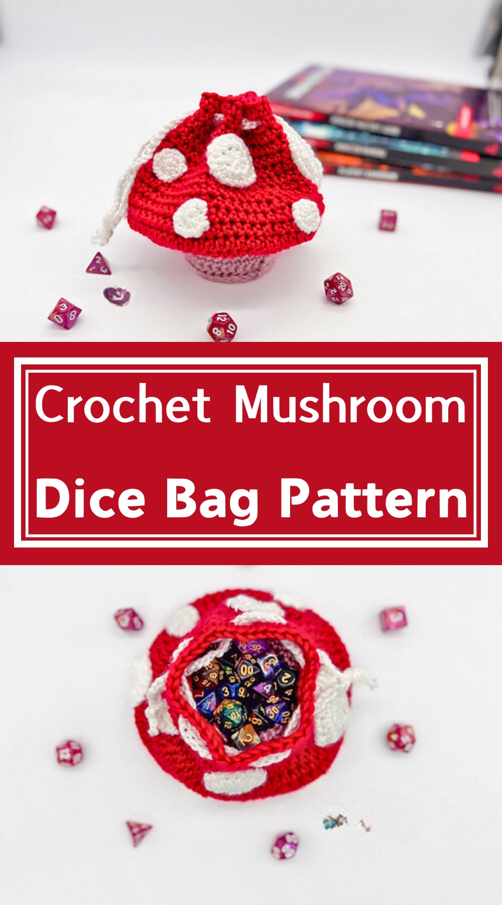 Mushroom Dice Bag