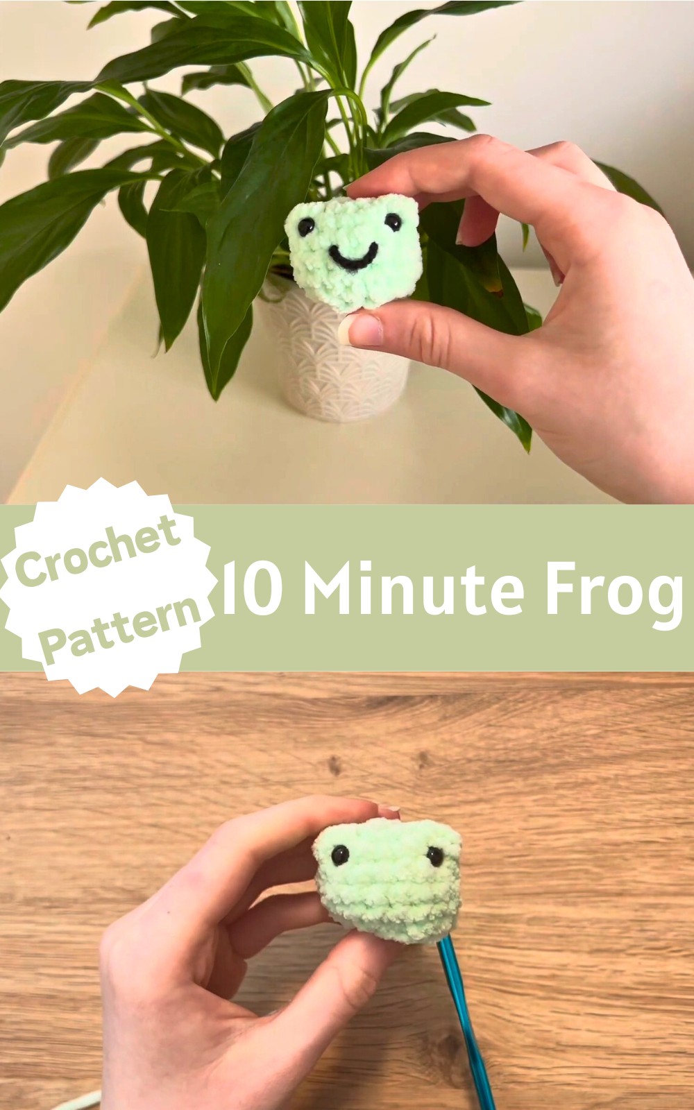 10 Minute Crochet Frog