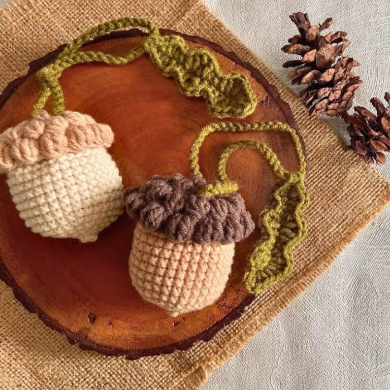 6 Crochet Acorn Amigurumi Patterns