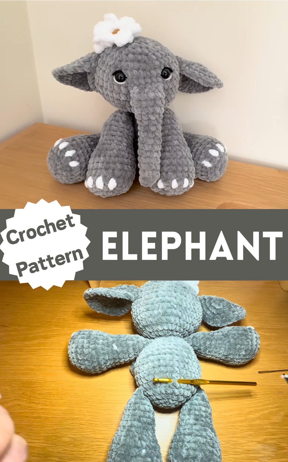 Beginner Friendly Crochet Elephant