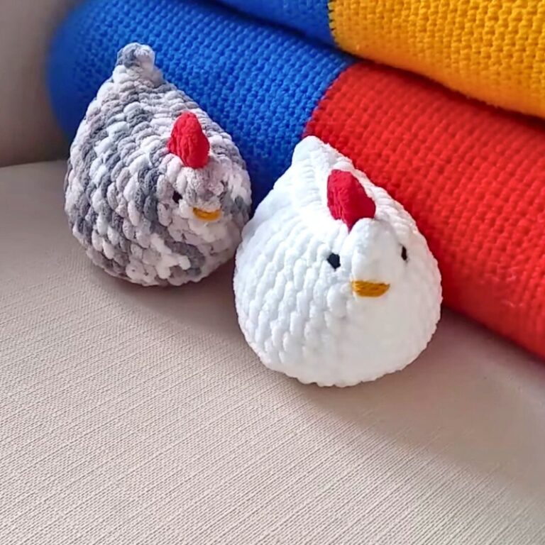 6 Crochet Cute Chicken Amigurumi Amigurumi Patterns