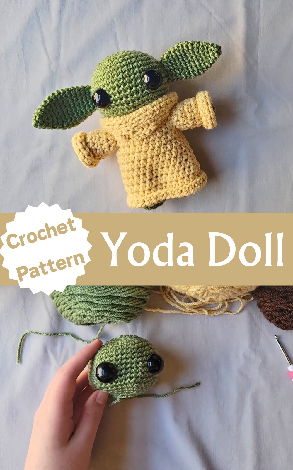 Crochet Baby Yoda Doll