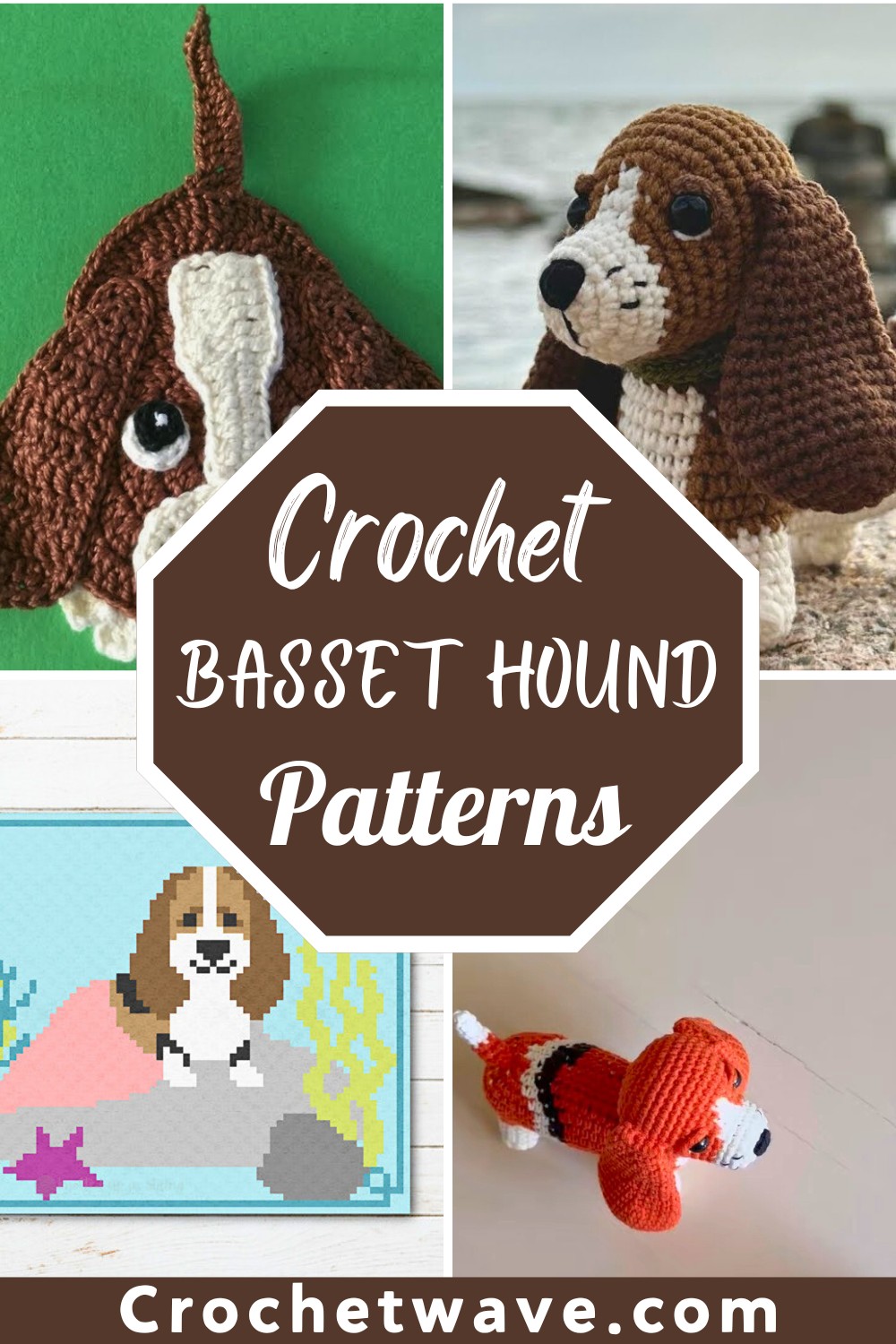 Crochet Basset Hound Amigurumi Patterns