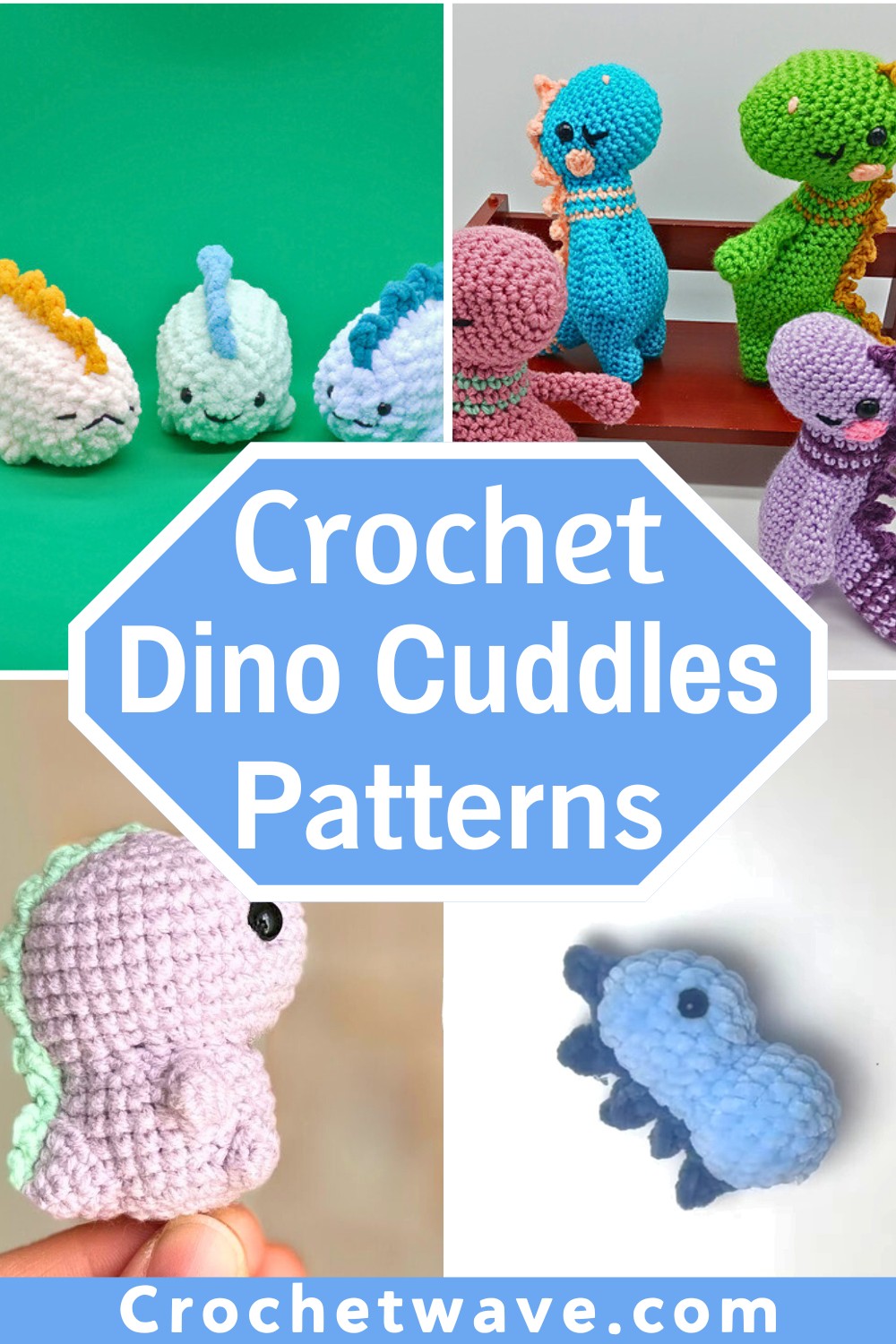 Crochet Dino Cuddles Patterns