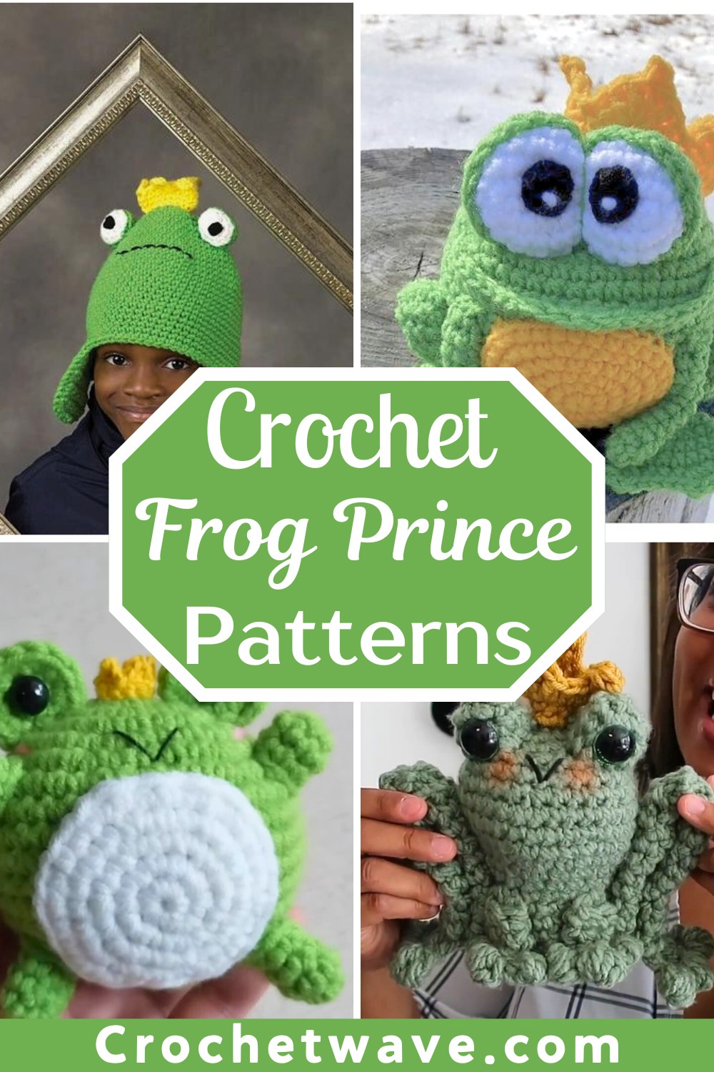 Crochet Frog Prince Amigurumi Patterns