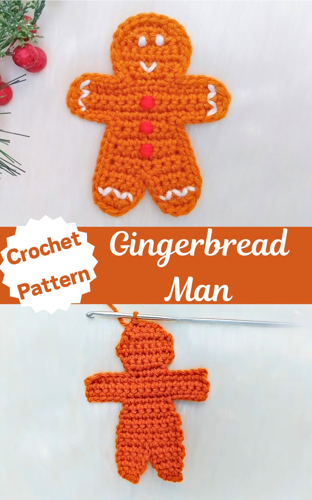 Crochet Gingerbread Man