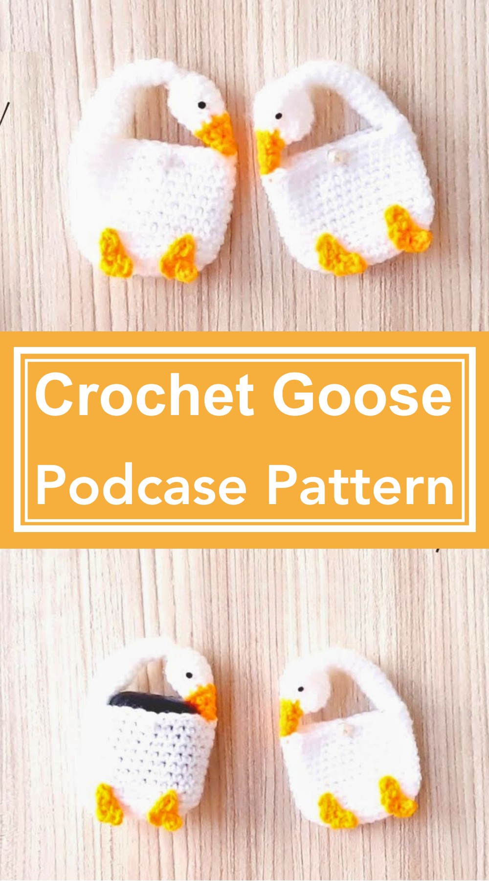 Crochet Goose Podcase