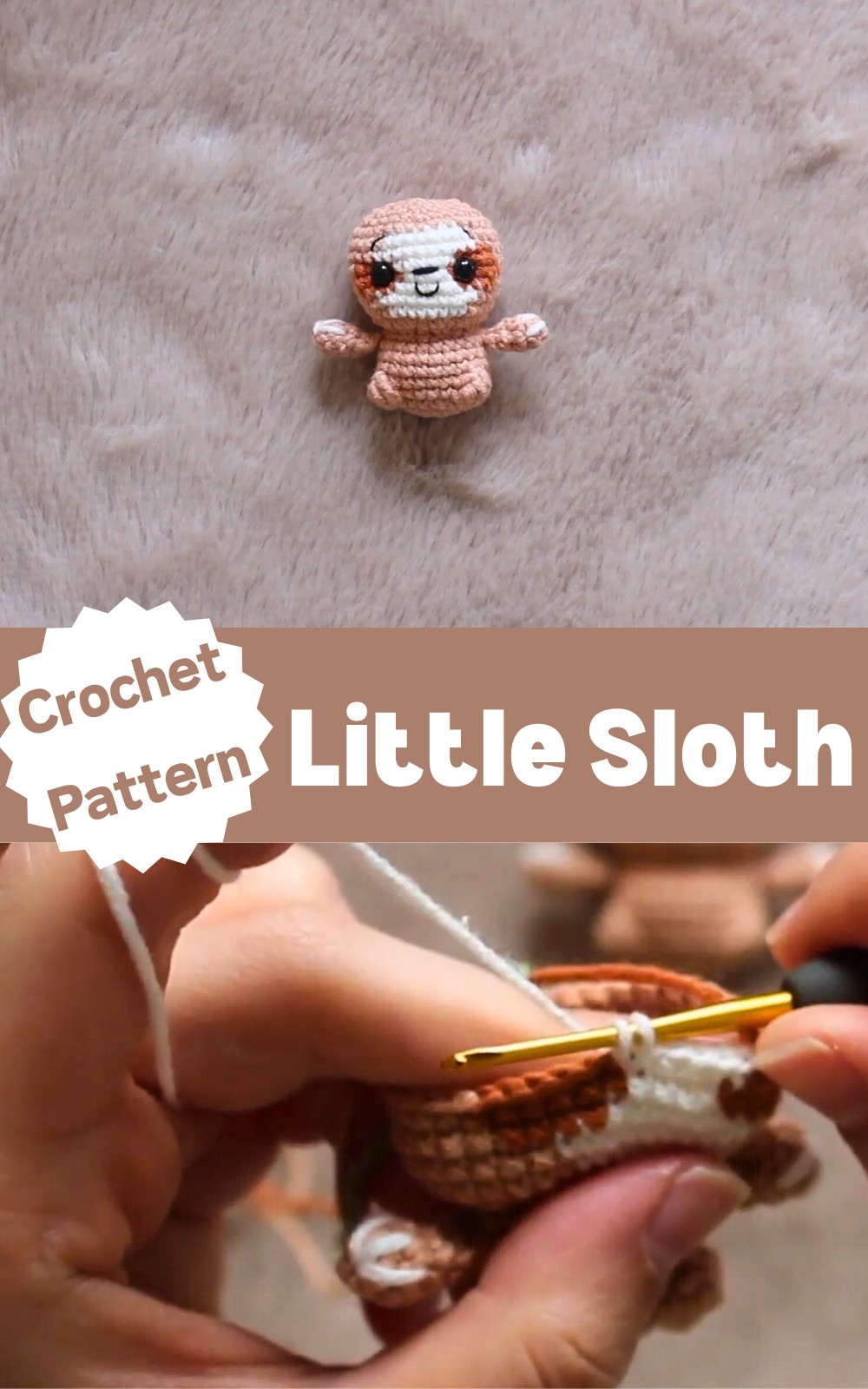 Crochet Little Sloth