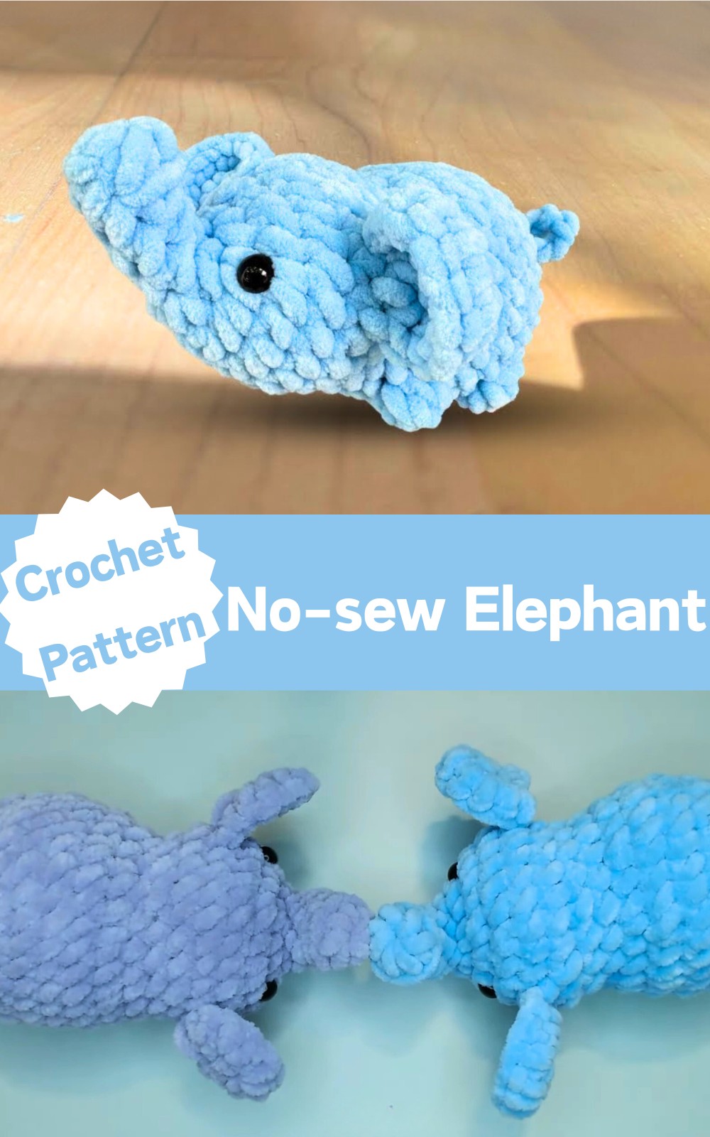 Crochet No-sew Elephant