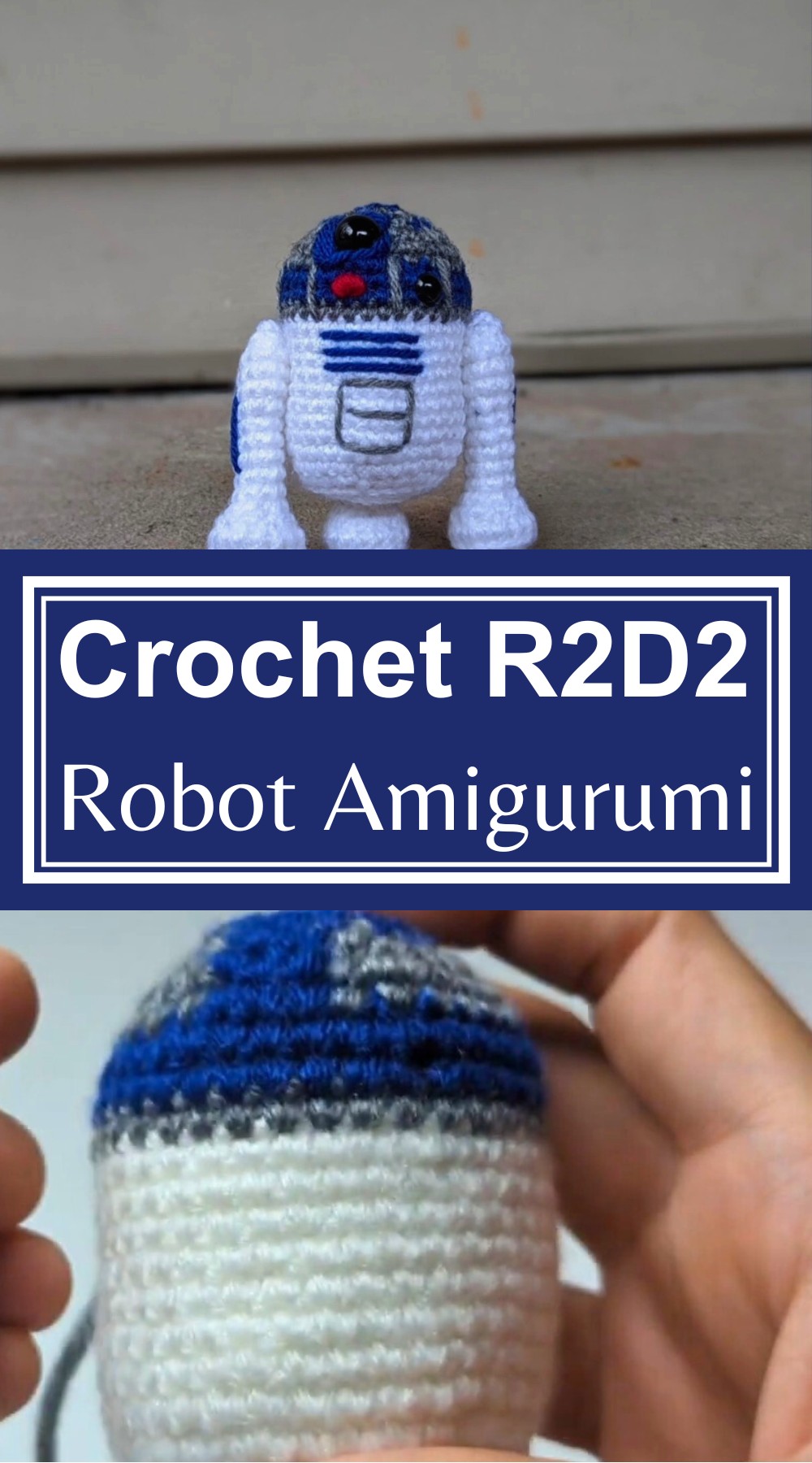 Crochet R2D2 Amigurumi