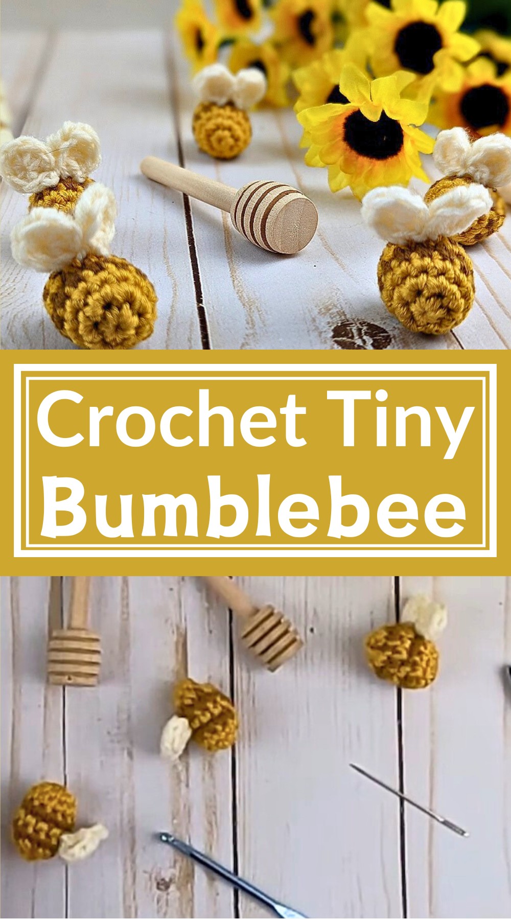 Crochet a Tiny Bumblebee