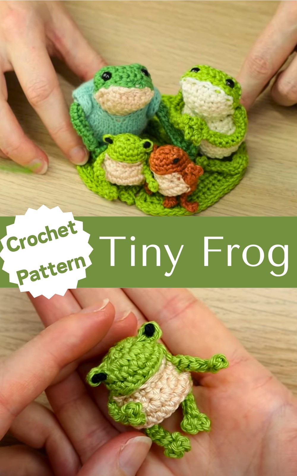 Crochet a Tiny Frog