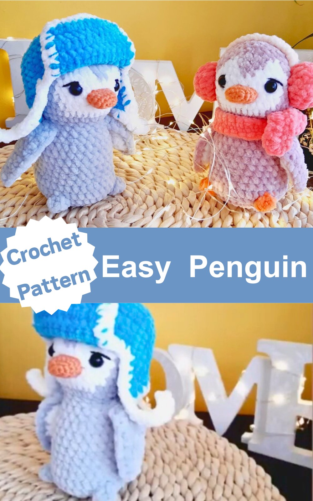 Easy Crochet Penguin