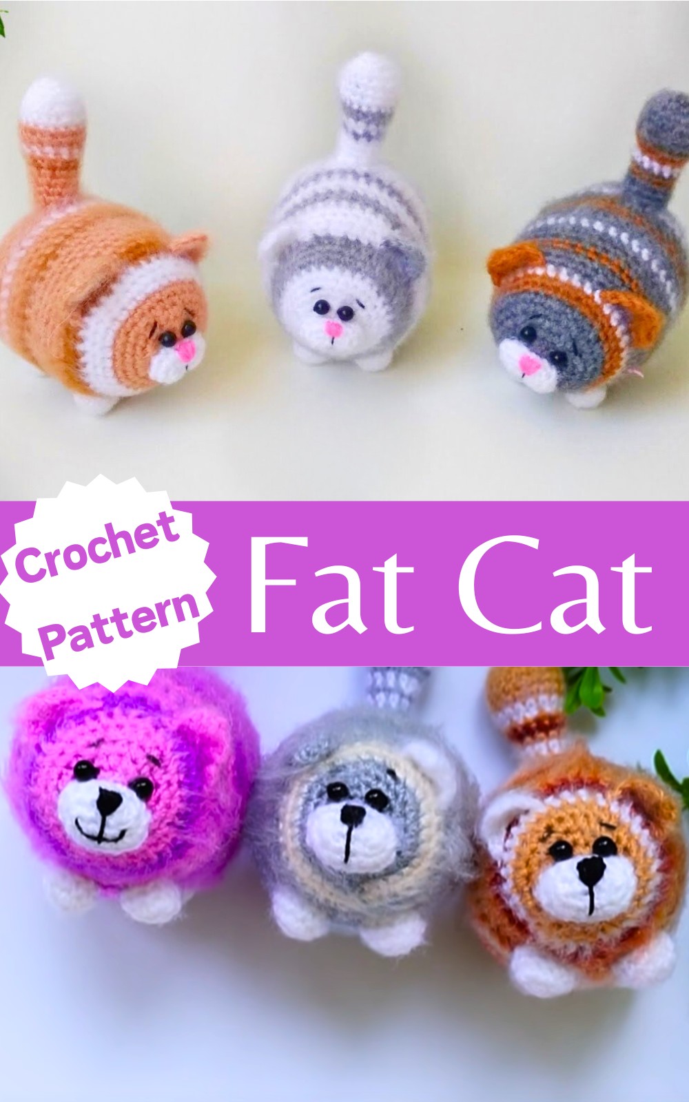 Fat Crochet Cat