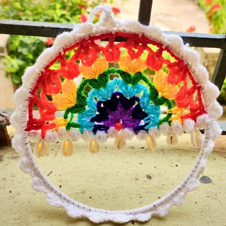 5 Crochet Hanging Rainbow Patterns