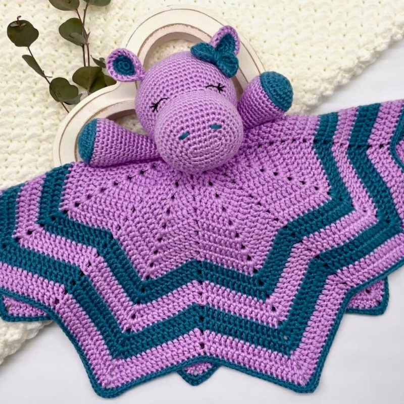 Crochet Hippo Lovey Amigurumi Patterns