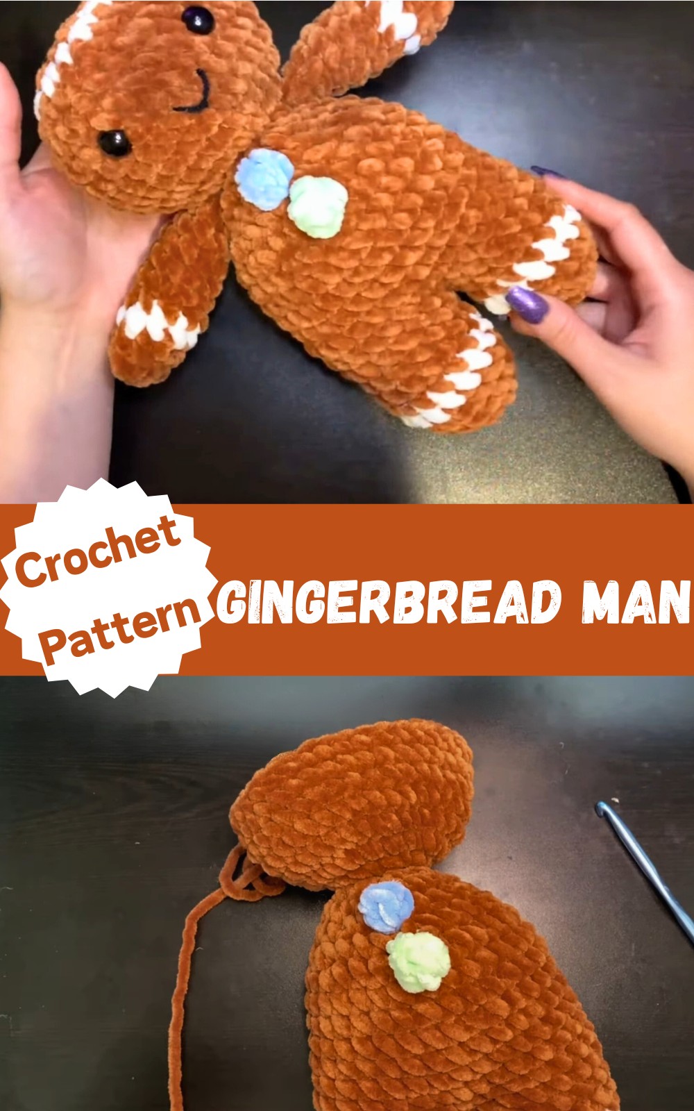 Low-Sew Gingerbread Man