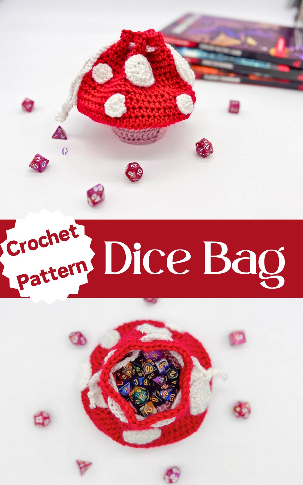 Mushroom Dice Bag