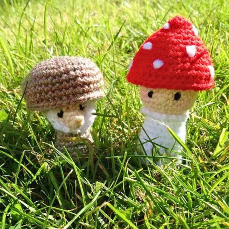 Crochet Mushroom Gnome Amigurumi Patterns