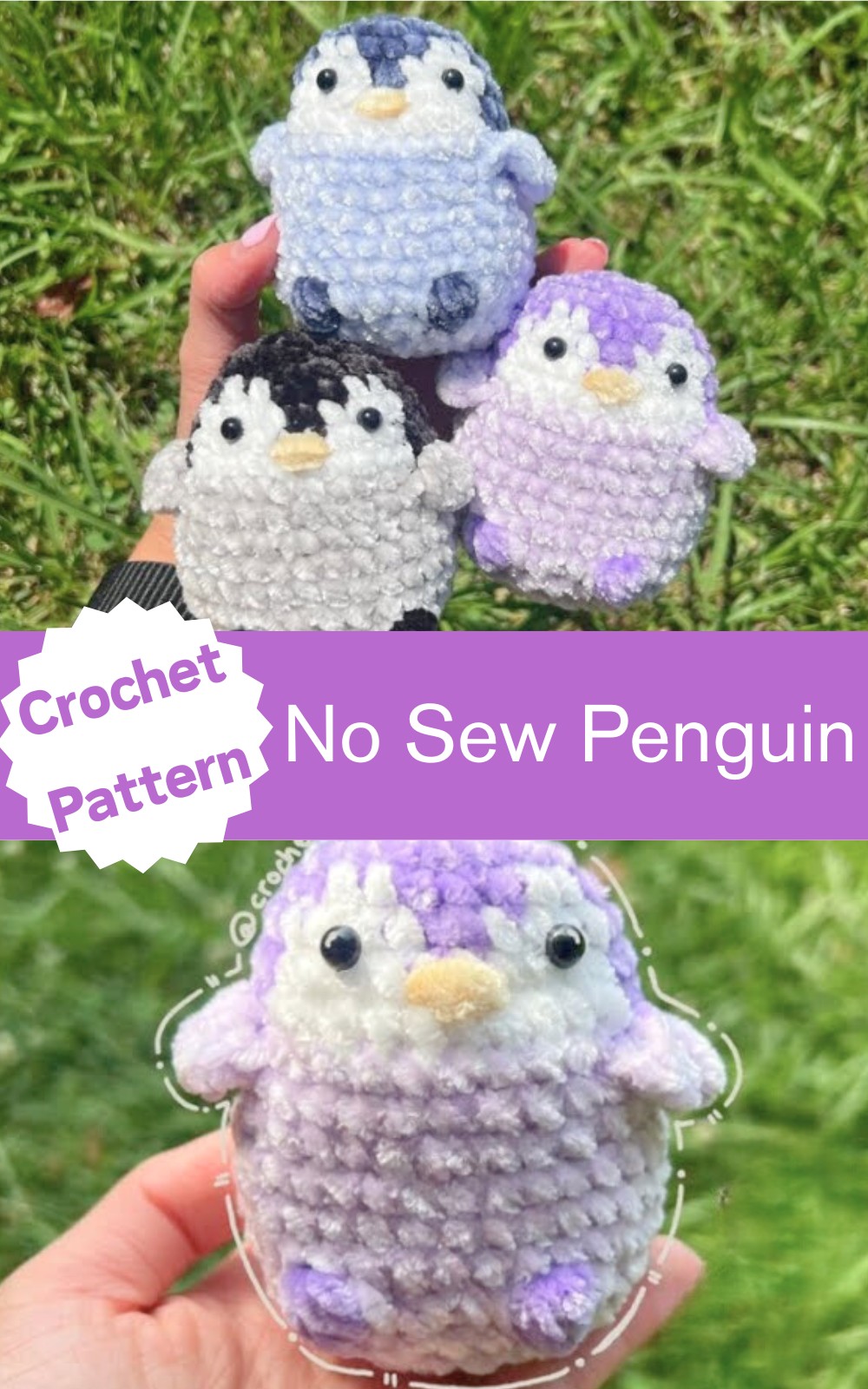 No Sew Mini Penguin