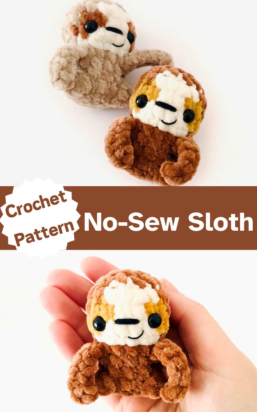 No-Sew Sloth