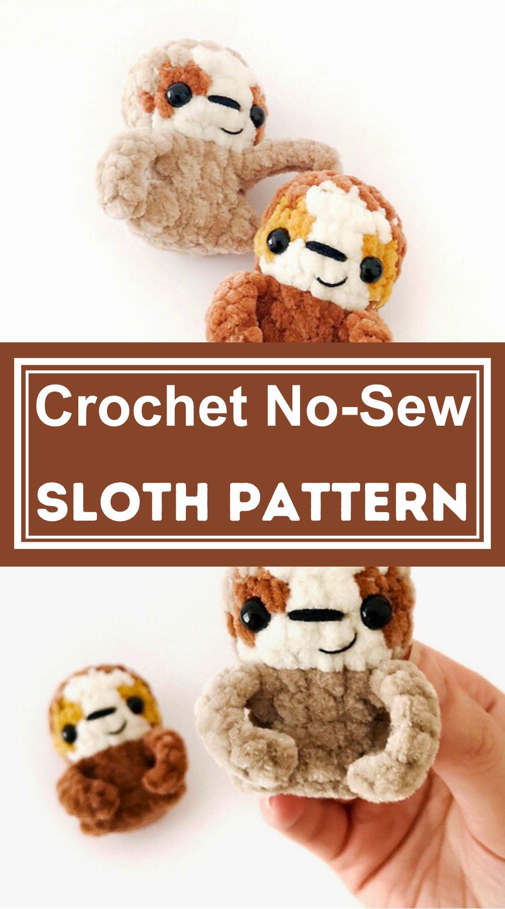 No-Sew Sloth