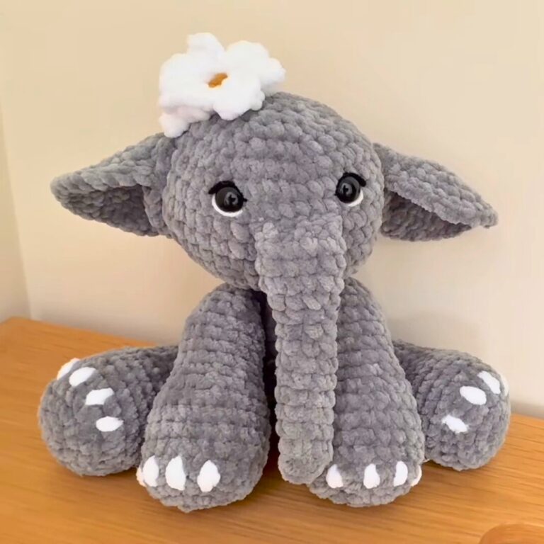 7 Crochet Plush Elephant Amigurumi Patterns