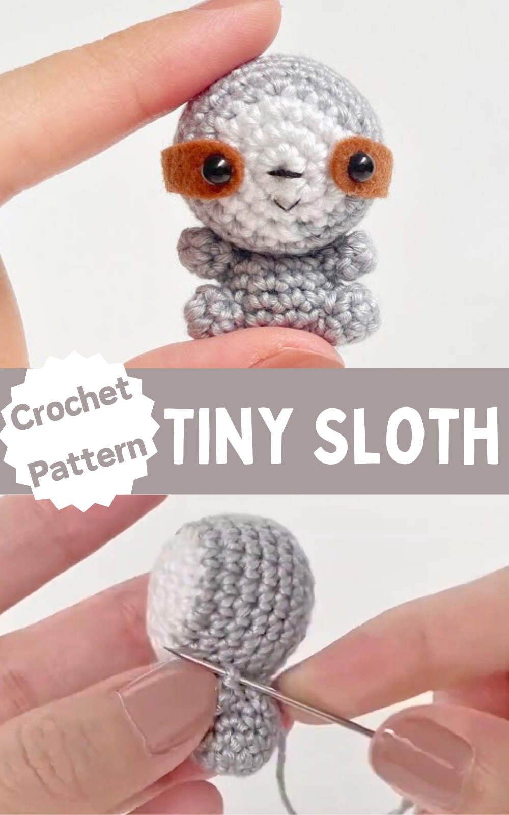 Tiny Sloth Amigurumi