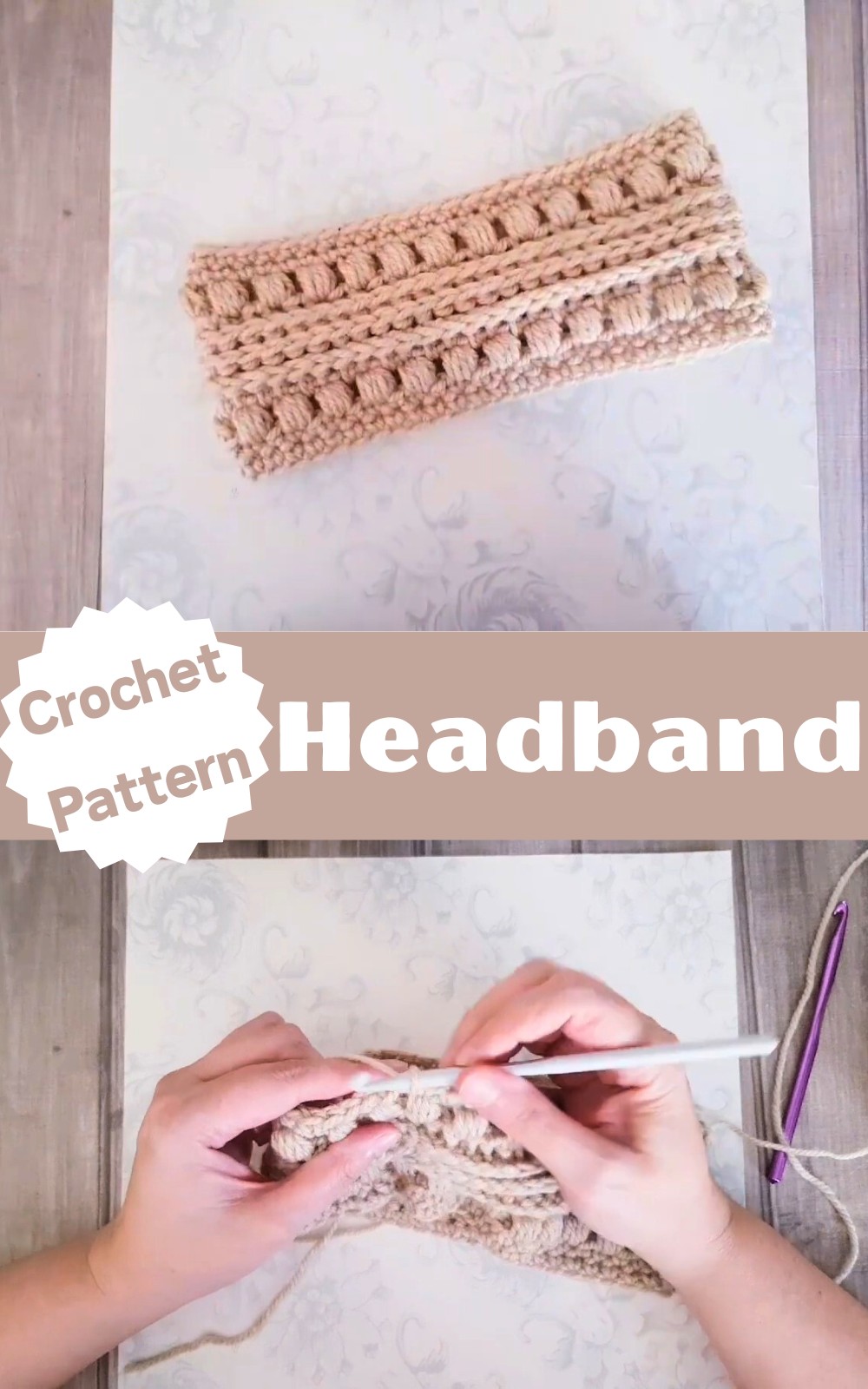 Adult Size Crochet Headband