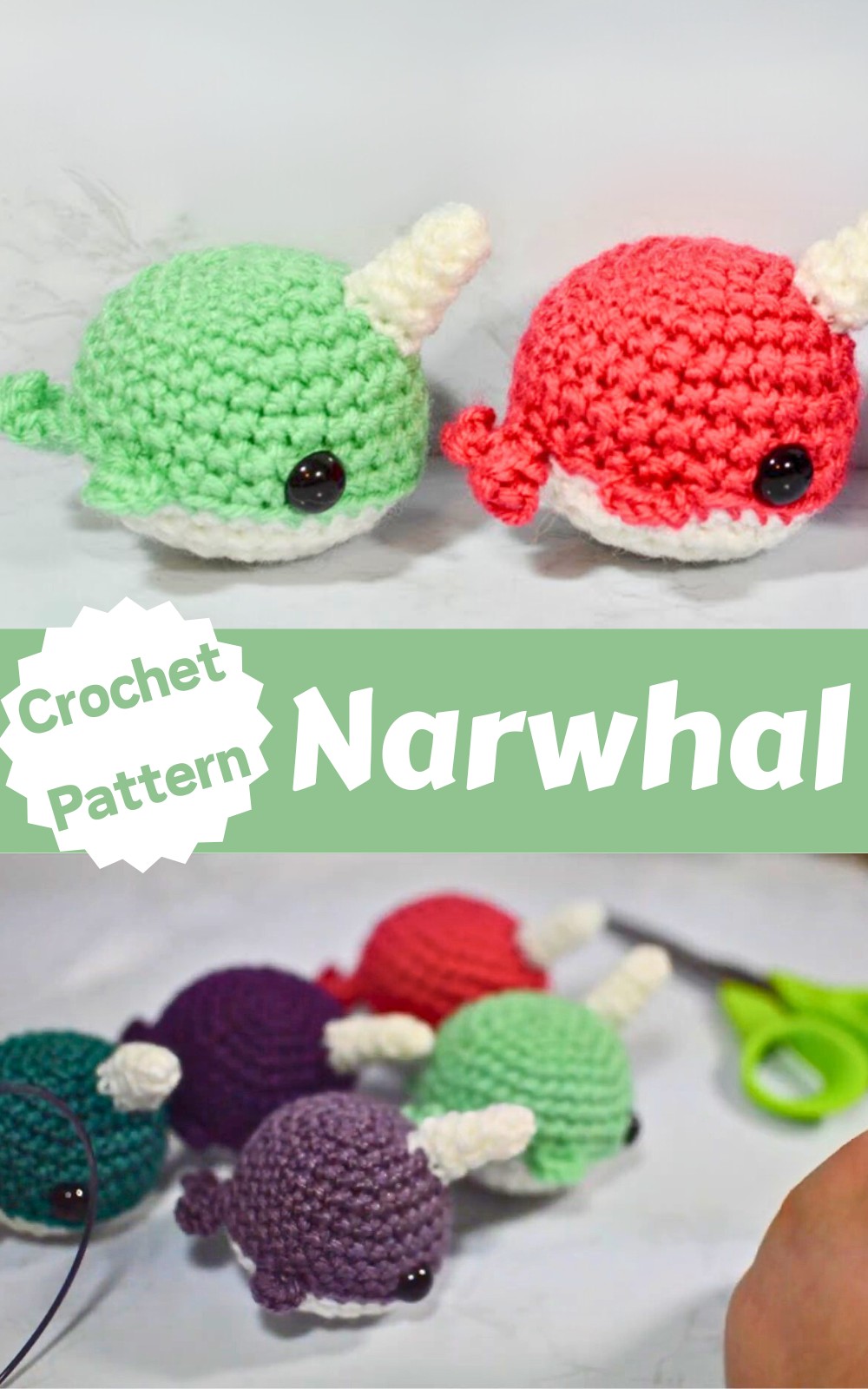 Amigurumi Narwhal