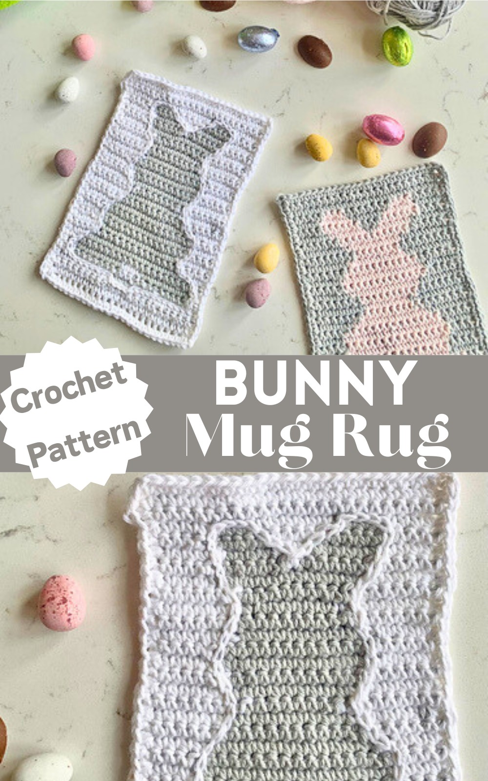 Bunny Mug Rug