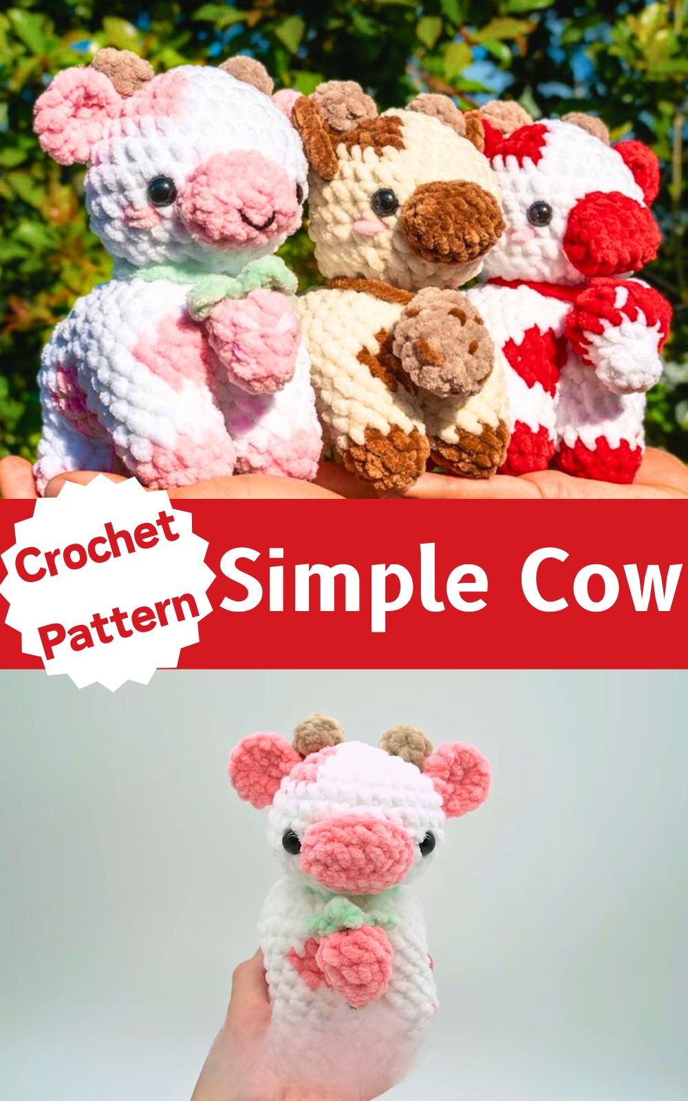 Crochet Cow Amigurumi