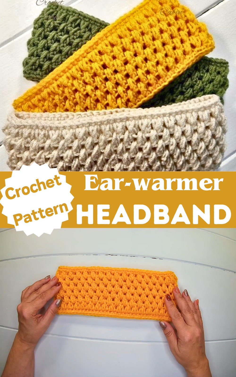 Crochet Ear-warmer Headband