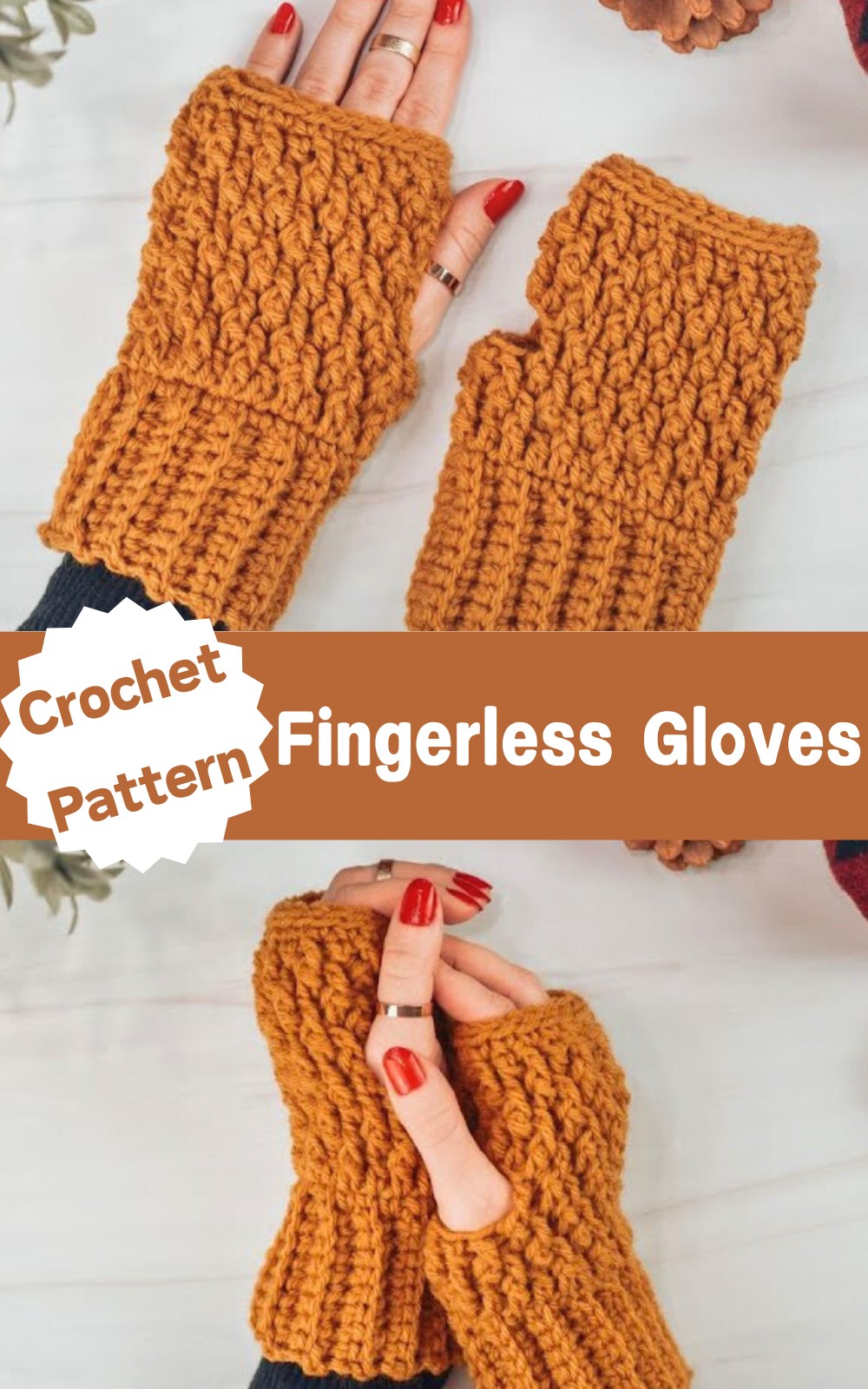 Crochet Fingerless Gloves