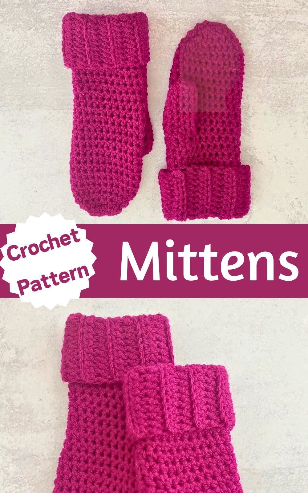 Crochet Mittens For Beginners