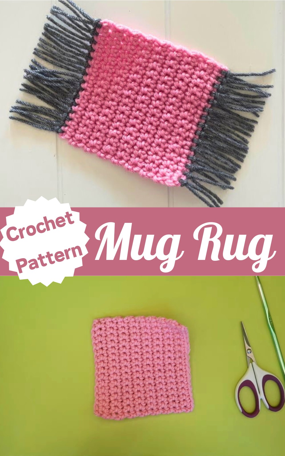 Crochet Mug Rug For Beginners