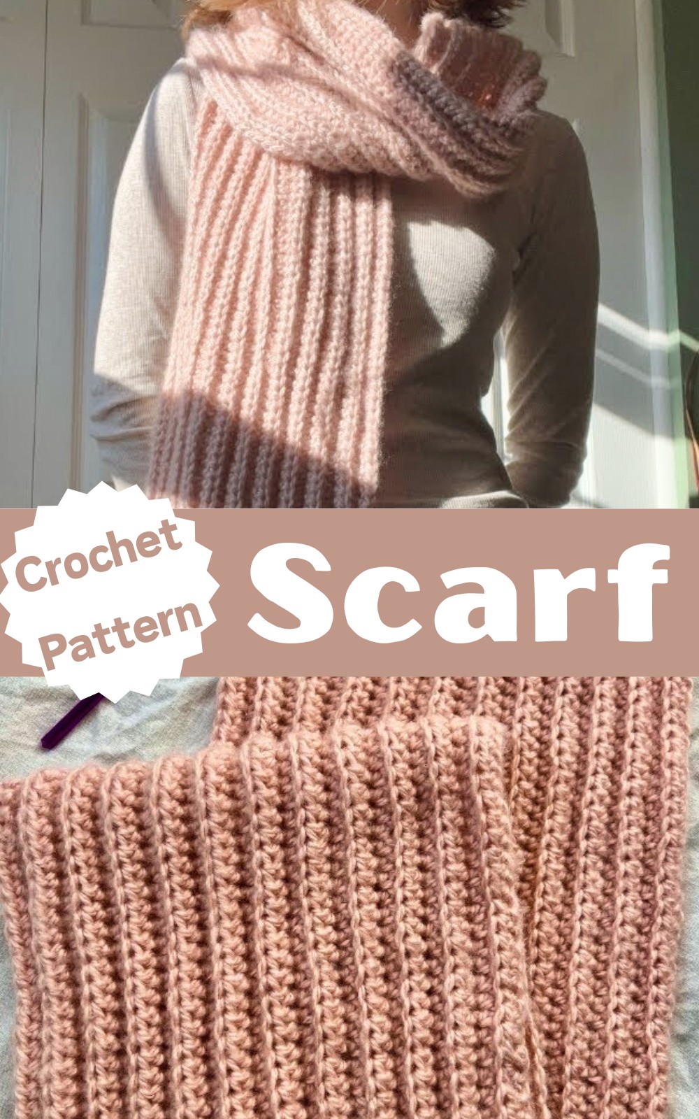 Easy Crochet Scarf Tutorial