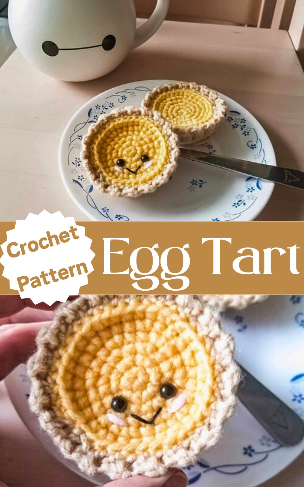 Egg Tart Amigurumi