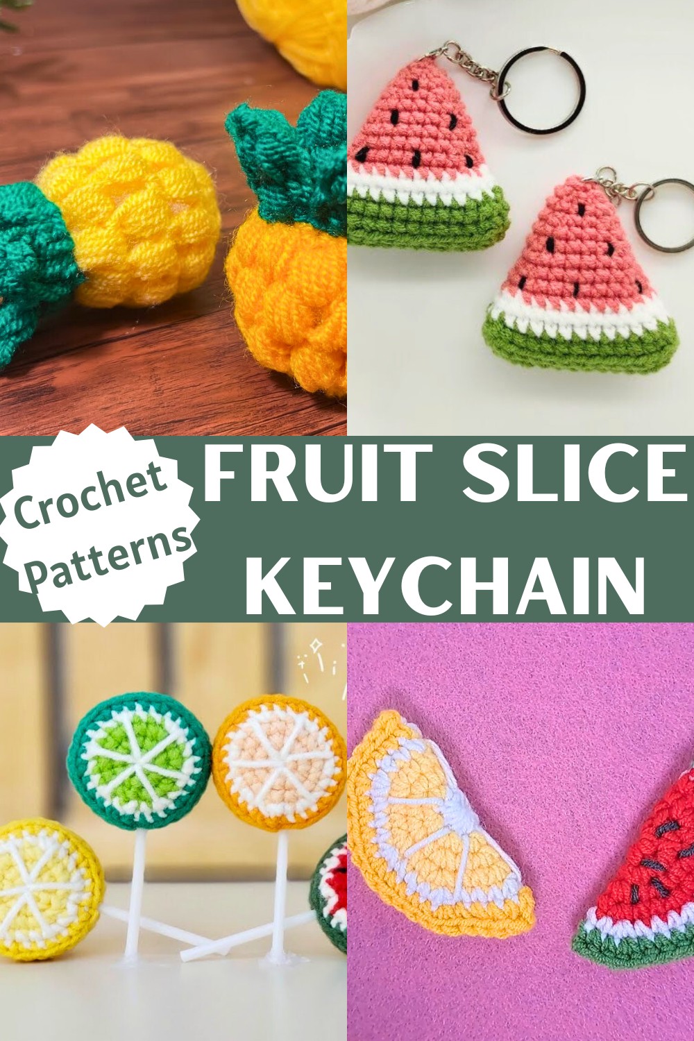 Fruit Slice Keychain