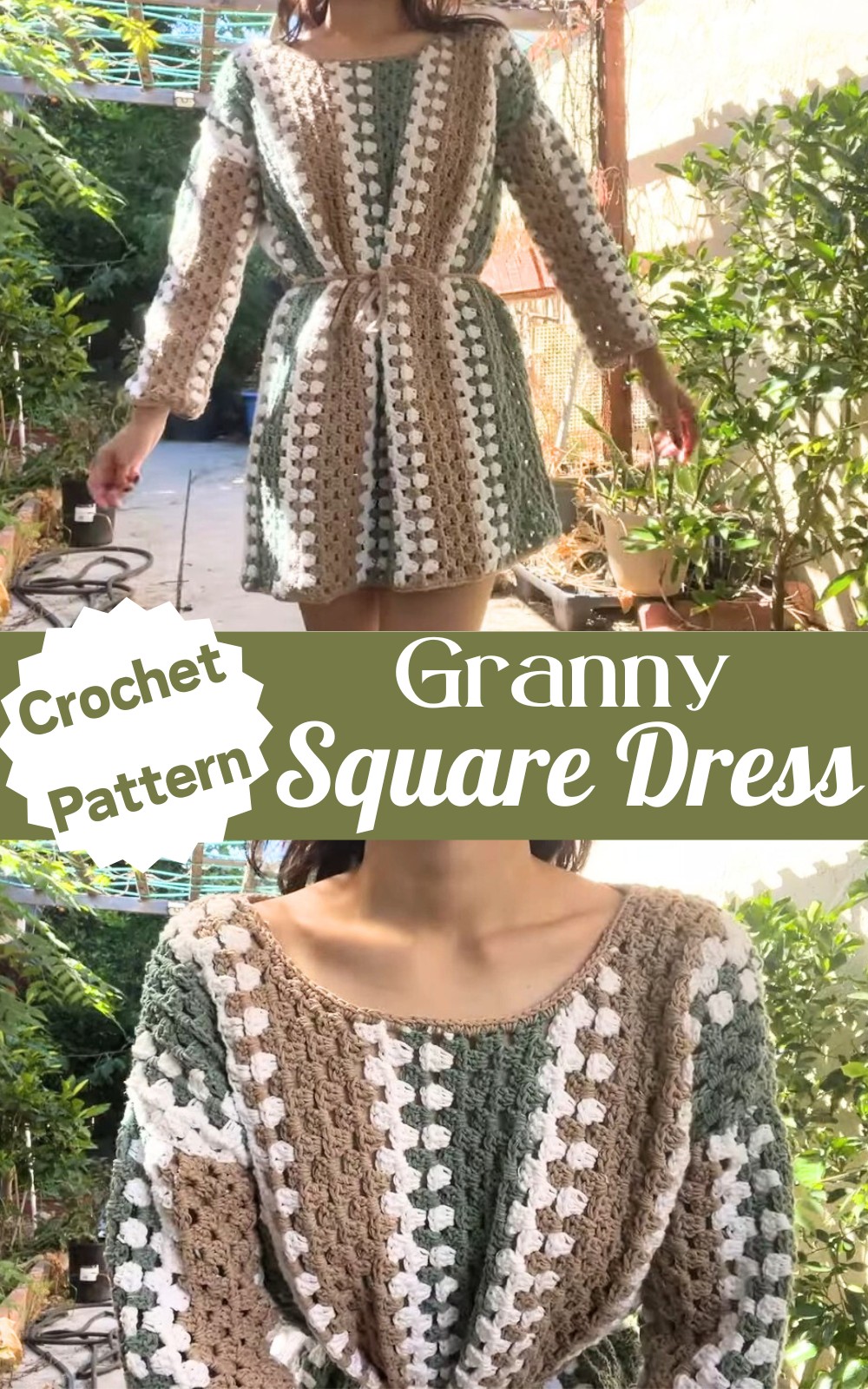 Granny Square Dress