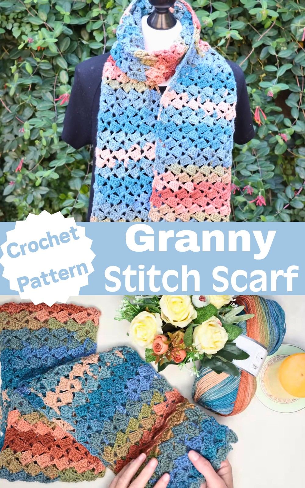 Granny Stitch Scarf