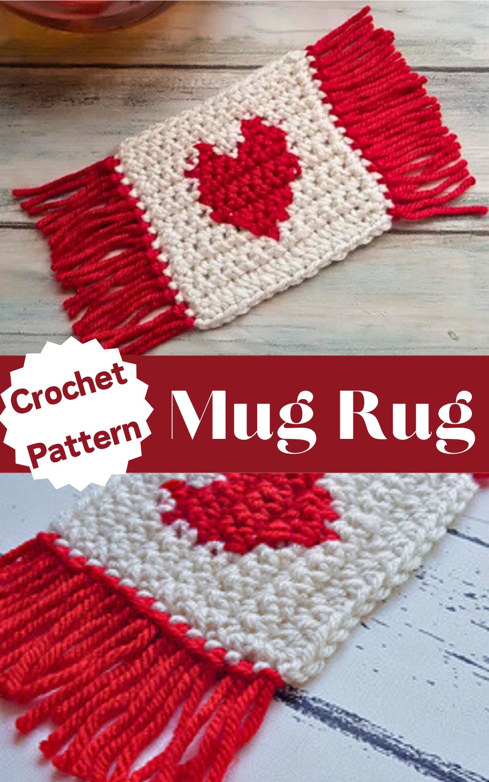 Heart Mug Rug