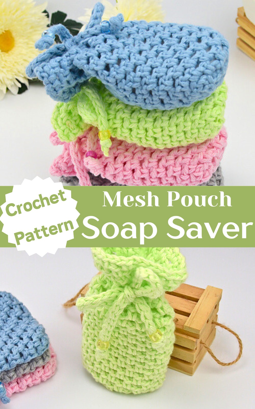 Mesh Pouch Soap Saver