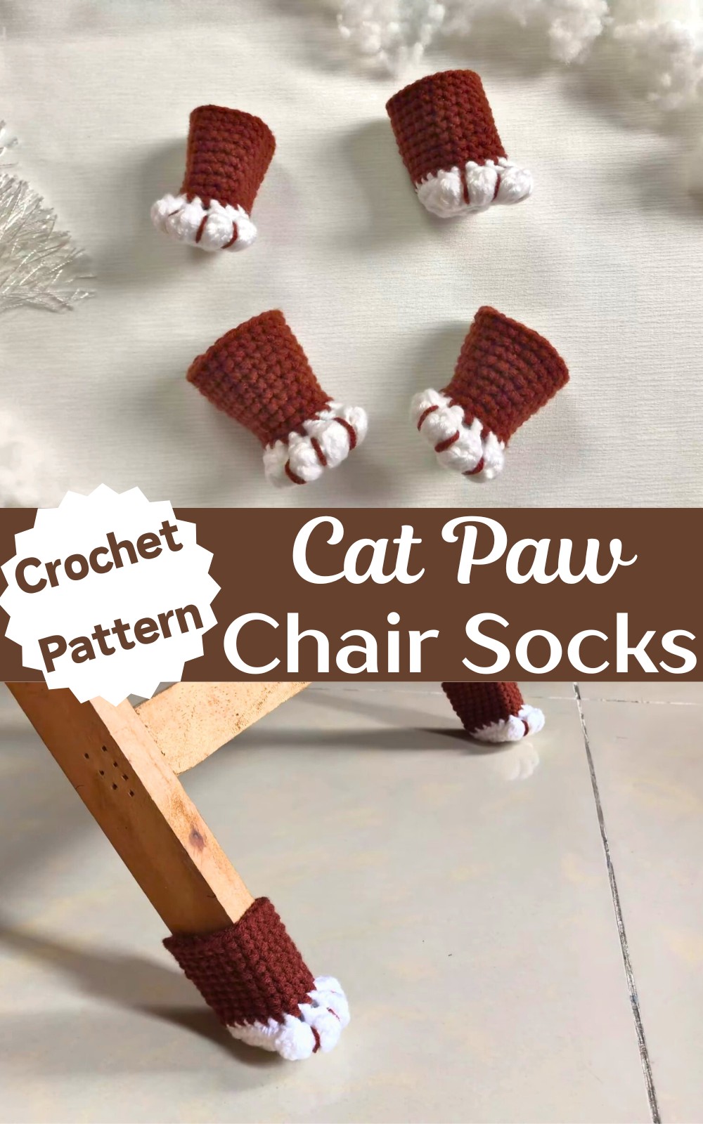 Cat Paw Chair Socks