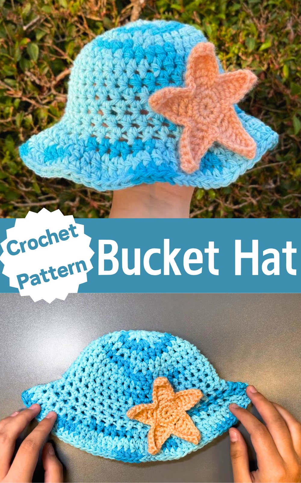 Crochet Cotton Bucket Hat