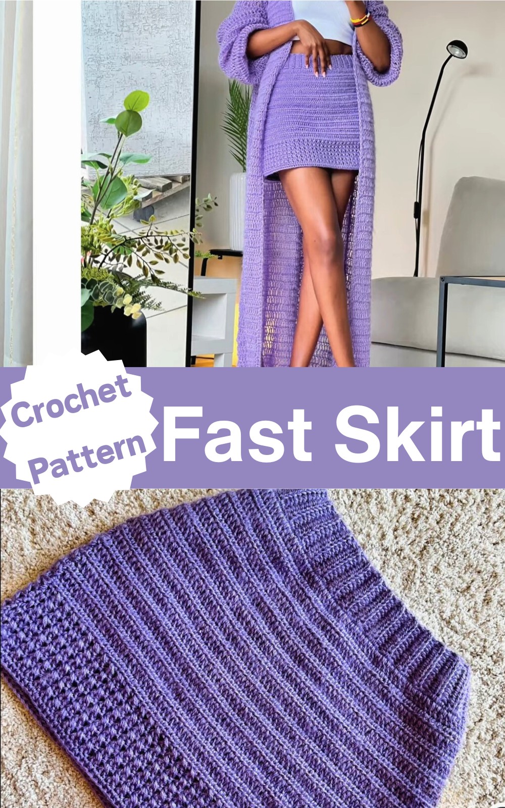 Crochet Easy and Fast Skirt