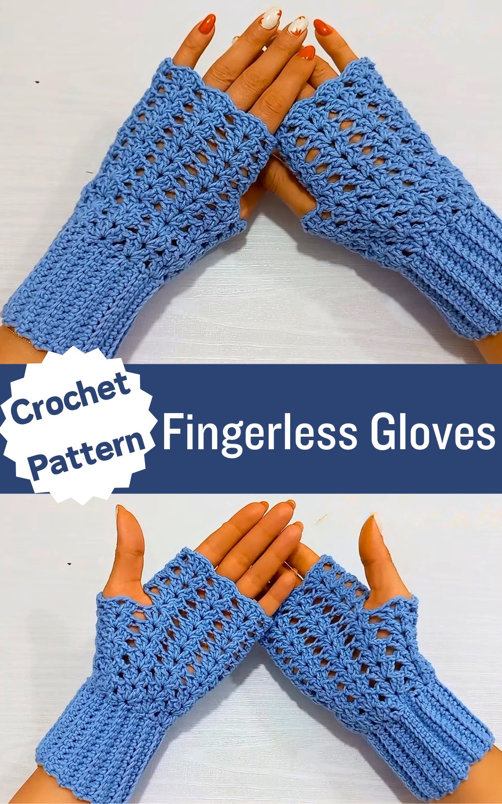 Crochet Fingerless Gloves